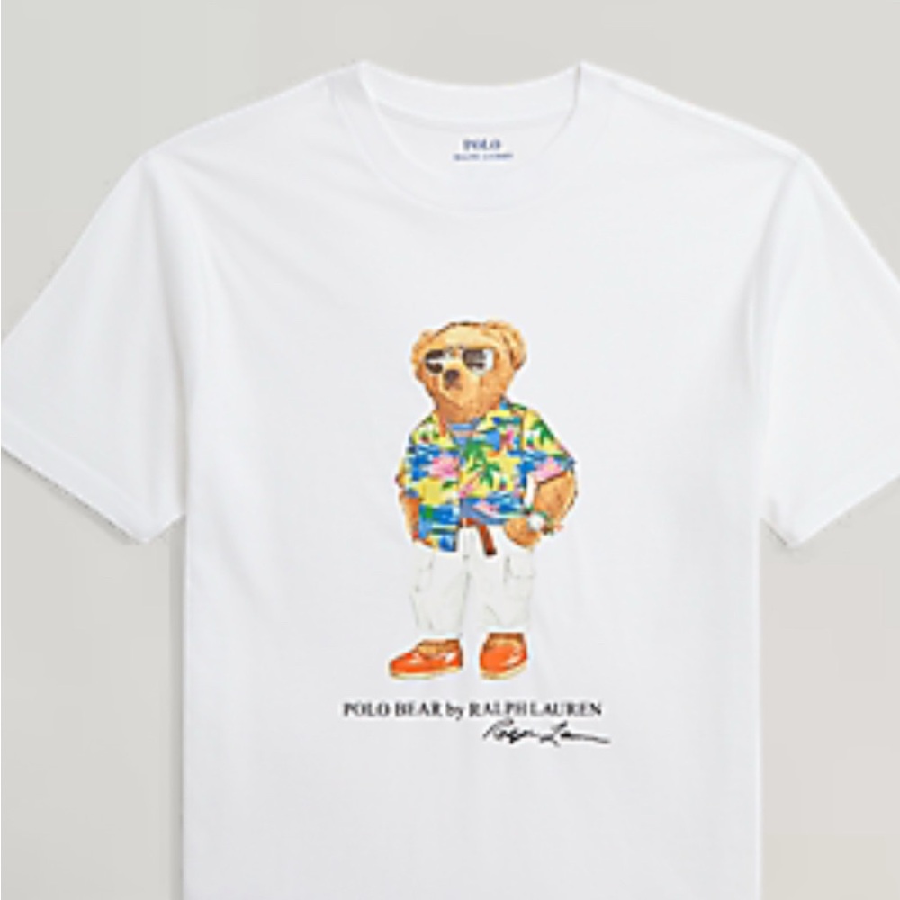 Polo by Ralph Lauren White Short Sleeve Bear Tee